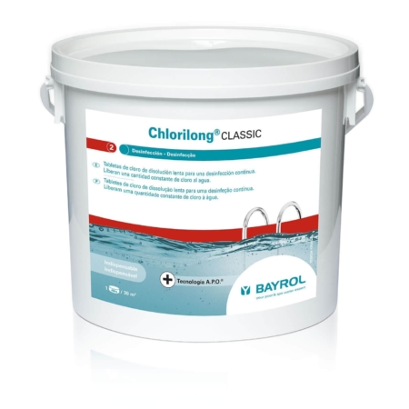Bayrol Chlorilong ® Classic. Tabletas de cloro disolución lenta